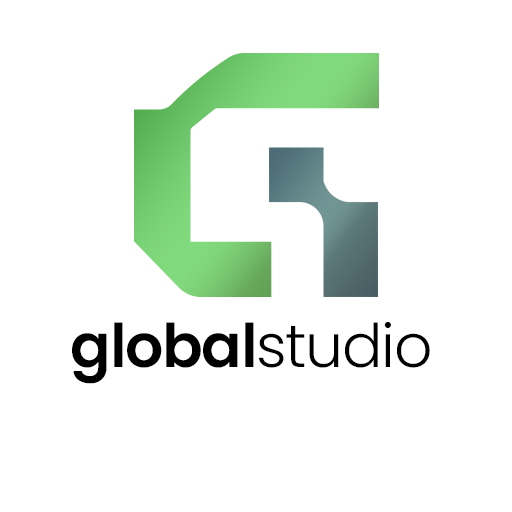 Die Markenidentität von Global Studio wurde mit größter Sorgfalt entwickelt, um unsere zentralen Werte und unsere Vision widerzuspiegeln. Der Prozess begann mit einer umfassenden Recherche und Analyse der Branchensituation, wobei wichtige Trends identifiziert und unsere Zielgruppe genau verstanden wurde.